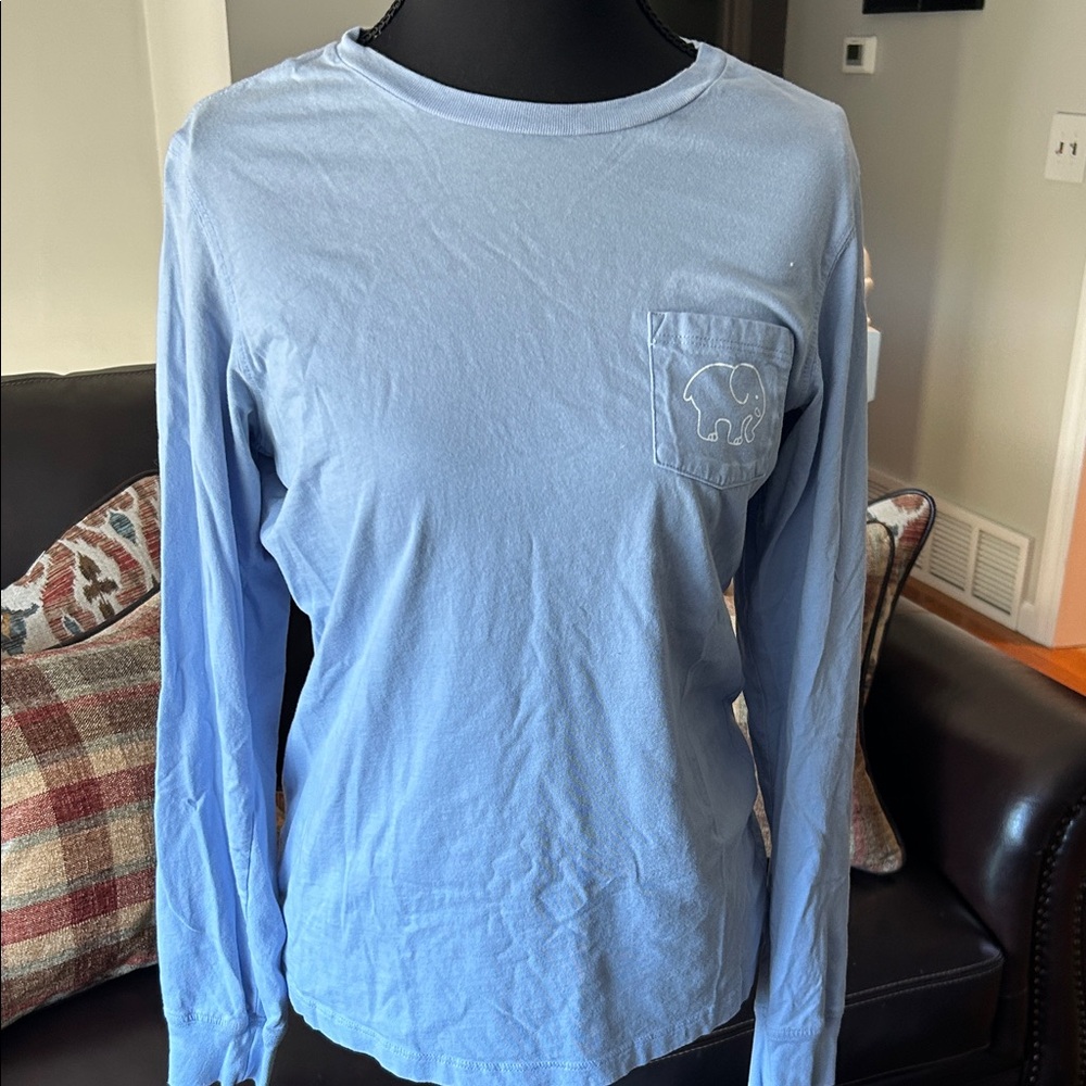 Ivory Ella Light Blue Long Sleeve Tee